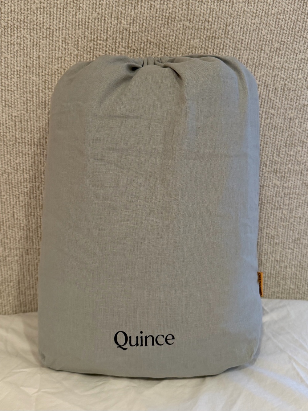 Quince European Linen Duvet Cover Set King/Cal King Mist - Picture 3 of 12